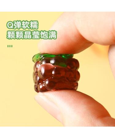 4D Fruit Gummy Candy Gummies Pineapple Soft Candy Fruit Juice Fudge Strawberry Grape Fruity Sweets Healthy Nutritious Dessert Wedding Candies New Year Candy Casual Snacks Gift (Pineapple 6bag) Pineapple 6bag - Buy Online on GoSupps.com