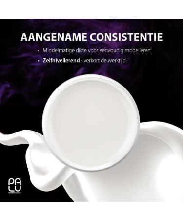 4MASS SA PALU Building Gel for Gel Nails Builder Gel UV LED Thixotropic Selflevelling Multifunctional Glossy Hard Without Files for Nail Extension & Skeletal Building 45g Soft White - Buy Online on GoSupps.com