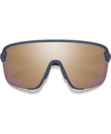 Smith Bobcat Sunglasses Matte French Navy / Chromapop Rose Gold Mirror - One Size - Buy Online on GoSupps.com