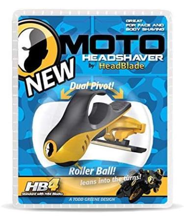 HeadBlade Moto Men's Shaving Razor - Dual Active Suspension for Head & Skull Shaving - Buy Online on GoSupps.com