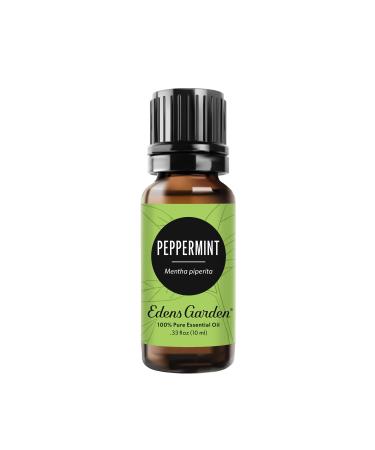 Edens Garden Peppermint Essential Oil, 100% Pure Therapeutic Grade (Undiluted Natural/ Homeopathic Aromatherapy Scented Essential Oil Singles) 10 ml 0.33 Fl Oz (Pack of 1)