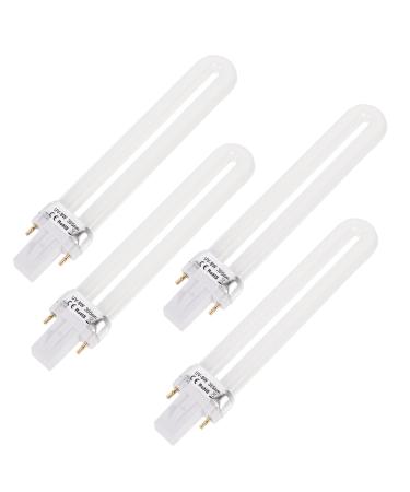 Vosarea 4 pieces of nail dryer lamps replacement lamps 9 W 365 Nm UV lamp for nail art gel drying light manicure tool for DIY lamp light