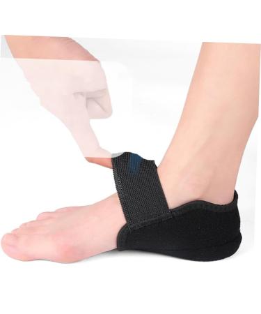Beaupretty Heel Cover & Achilles Pad - Silicone Heel Guards for Ultimate Foot Protection | Breathable Gel Cushion | Black 12.8x8.2cm - Buy Online on GoSupps.com