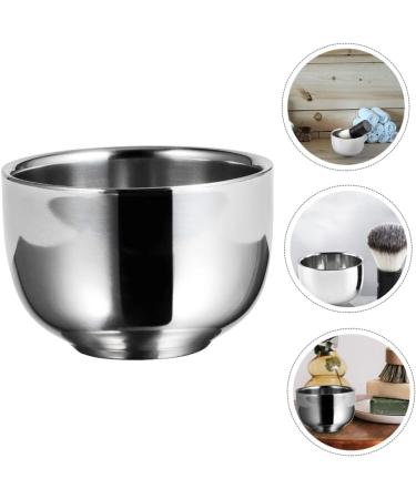FRCOLOR 3-Piece Castle Foam Shaping Shave Cup Set | Stainless Steel Razor Shell for Men | Rustproof Shaving Brush Accessories - Buy Online on GoSupps.com