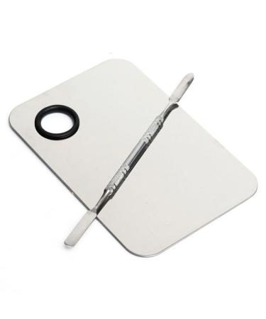 Frcolor Stainless Steel Makeup Palette - Durable Easy-to-Clean Ideal for Artists | 1 Piece for Professional & Personal Use - Buy Online on GoSupps.com