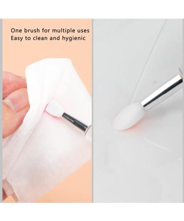 Silicone Lip Brush | Double Sided Mini Lipstick Applicator for Perfect Lipstick Lip Glaze & Eye Shadow - International Shipping - Buy Online on GoSupps.com