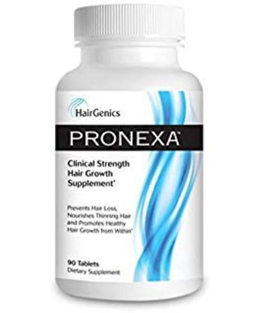 Pronexa by Hairgenics Hair Growth Supplement Prevents Hair Loss and Thinning  Nourishes Hair  and Helps Regrow Hair with Biotin and Natural DHT Blockers.