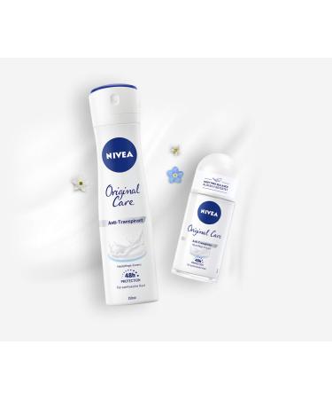 Nivea Original Care Antiperspirant Roll-On 50ml - Long-lasting Protection - Buy Online on GoSupps.com