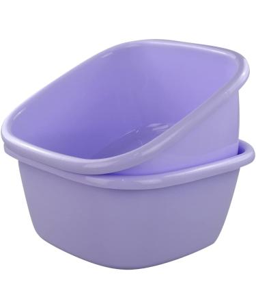 Jekiyo 16 Qt Purple Wash Basin Large Plastic Tubs 2-Pack - Convenient and Durable Storage Solution - Buy Online on GoSupps.com