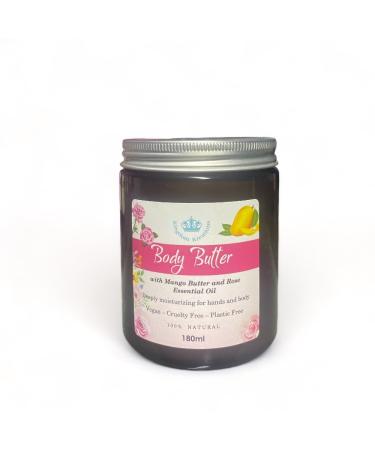 Body Butter with Mango Butter - Rose