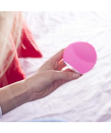 FOREO LUNA mini 2 Ultra-Hygienic Facial Cleansing Brush | Face Massager for All Skin Types | Waterproof Pearl Pink - Buy Online on GoSupps.com