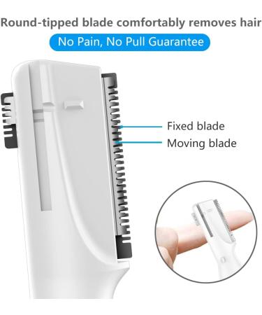 Eyebrow Trimmer - Precision Electric Razor for Women | Painless Facial Hair Remover | Battery-Operated & No Pulling Sensation - Buy Online on GoSupps.com