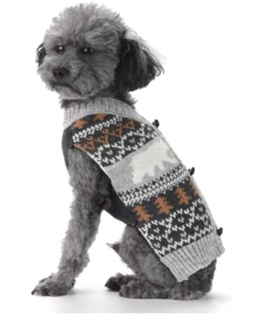 ABRRLO Christmas Dog Sweater - Warm & Cozy Polar Bear Design for Small & Medium Dogs (XS) - Buy Online on GoSupps.com