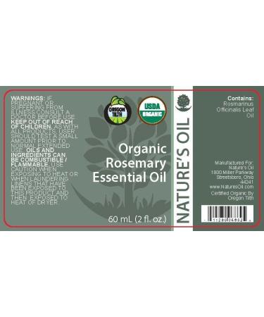 Best Rosemary Essential Oil | Pure Certified Organic | Therapeutic Grade 60ml - Shop Internationally - Buy Online on GoSupps.com