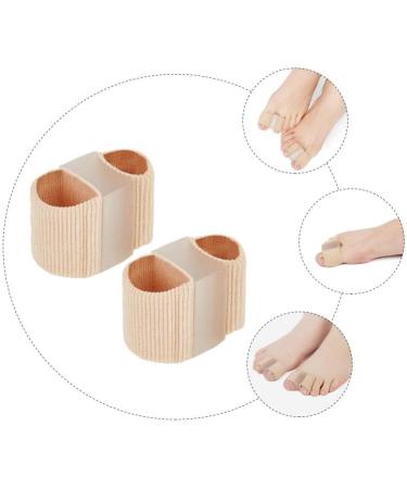 Soft Toe Straightener & Separator Set for Pain Relief - 2pcs Double Orifice Design - Healeved Toe Correctors - Buy Online on GoSupps.com
