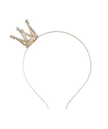 NSLS Shiny Gold Birthday Crown Tiara for Girls - Princess Headband Decoration - Buy Online on GoSupps.com