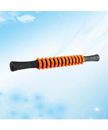 Healeeved Waden Roller - Manual Muscle Massage Tool for Neck & Legs | Yoga Relaxation Rod | 43x3cm | Durable Plastic - Buy Internationally - Buy Online on GoSupps.com