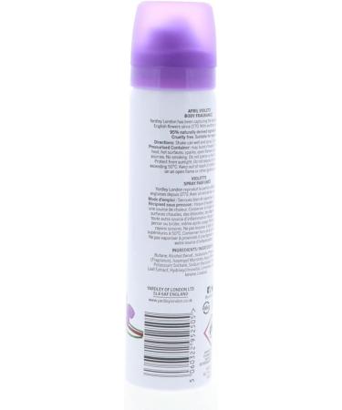 Yardley April Violets Body Spray 2.6 OZ Unisex - Buy Online on GoSupps.com