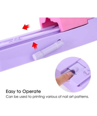 Nail Art Stamping Professional Nail Art DIY Pattern Portable Printing Machine Stamper Nail Printer Manicure Tools - Buy Online on GoSupps.com