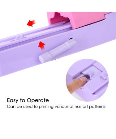 Nikou Nail Art DIY Pattern Printing - Professional Nail Printer Manicure Tools for Personal & Salon Use - Buy Online on GoSupps.com