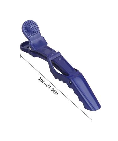 Shop 6 Pieces Blue Hair Clips - Professional Hairdressing Section Clamp & Styling Supplies - Buy Online on GoSupps.com
