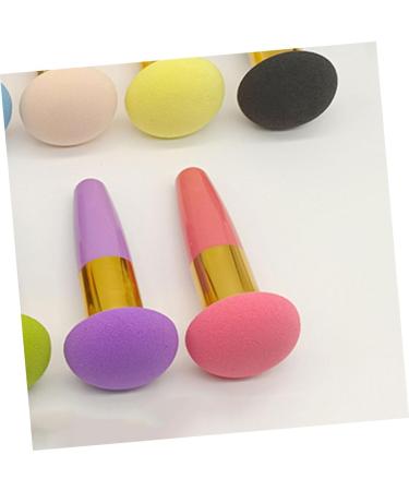 MAGICLULU Beauty Egg Brush Pen Foundation Sponges with Handle Makeup Sponges for Concealer Blending Sponges for Makeup Foundation Sponge Blender Sponges Makeup Blender Cosmetic Sponges - Buy Online on GoSupps.com