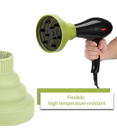Silicone Collapsible Diffuser Hairdryer Attachment for Curly Hair Styling - Turquoise - Buy Online on GoSupps.com