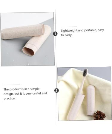 2pcs Soft Travel Toothbrush Set with Toothpaste - Assorted Colors - Eco-Friendly PP Material - Buy Online on GoSupps.com