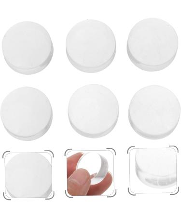 Ipetboom French Tip Nail Tool 6pcs Nail Art Silicone Stamp Silica Gel Cosmetic Transfer Seal Manicure Tools 2.50X2.50X1.30CM Transparent 1 - Buy Online on GoSupps.com