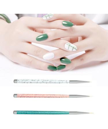 Nail Art Brush Pen 3 Size Nail Art Pen Set Designer/Makeup Artist Manicure Tool - Buy Online on GoSupps.com