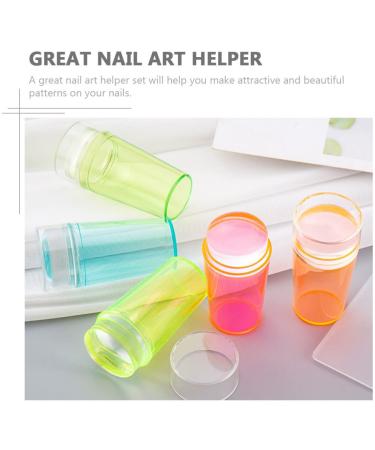 Uonlytech 2-Piece Silicone Nail Art Stamper Set | DIY Nail Decor Tools | International Shipping - Buy Online on GoSupps.com