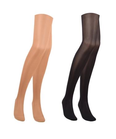 23-32 mmHg ASSISTICA Medical compression tights with closed toe 170-182 cm/X-Large black