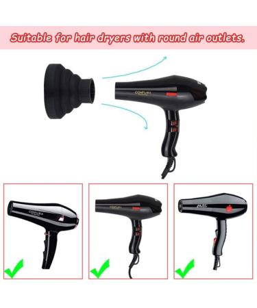 Collapsible Silicone Hair Diffuser for Curly & Natural Hair | Home & Travel Hairdryer Attachment - Buy Online on GoSupps.com