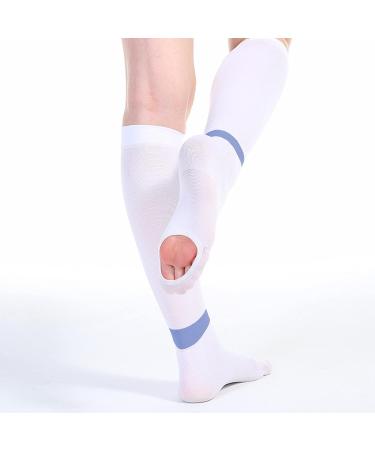 XXL Knee High Compression Stockings - Open Toe 15-20 mmHg for Ankle & Foot Support Swelling & Varicose Veins Relief - International Shipping Available - Buy Online on GoSupps.com