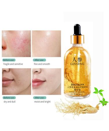 Ginseng Polypeptide Anti-Ageing Essence | Anti-Wrinkle Serum & Gold Ginseng Face Serum | Reduce Fine Lines with Ginseng Essential Oil 100ml - Buy Online on GoSupps.com