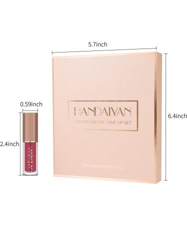 12 Colors Nude Liquid Lipstick Makeup Set - Long-Lasting, Waterproof, Non-Stick Cup - Velvet Matte - Gift Kit for Women - Set B - Buy Online on GoSupps.com
