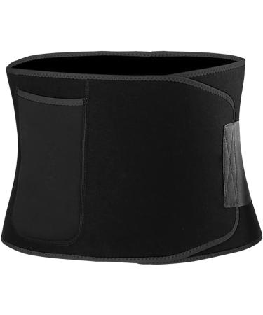 Adjustable Bellied Belt for Men & Women | Sweat Belt with Cell Phone Bag | Fitness Waist Trainer & Corset for Weight Loss - Buy Online on GoSupps.com