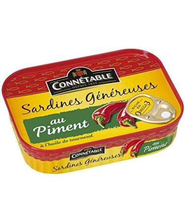 CONNETABLE - Conn table Generous Sardines with Chilli Pepper 140G - Pack of 3 - best offer - Buy Online on GoSupps.com