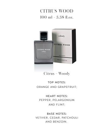 Celesty Beauty Parfum Citrus Wood by Celesty Beauty fragrance for Men 3.4 oz 100 ml (Citrus Wood EDP) - Buy Online on GoSupps.com