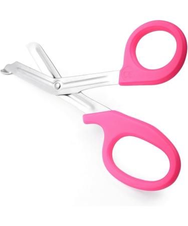 CE Certified Pink 5.5 Utility Bandage Medical Shears - Tuff Cut Trauma Scissors for First Aid and Nursing - Buy Online on GoSupps.com