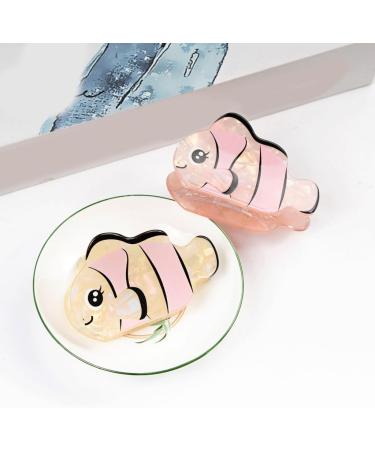 PLCPDM Marine Animals Hair Claw Clips Jaw Clip Ponytail Holder Hair Jaw Clip Hair Supplies Yellow - Buy Online on GoSupps.com