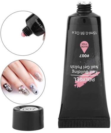 15ml Nail Extension Gel Builder UV Gel Painless Acrylic Nail Art Crystal UV Tips Glue (Flesh) - Buy Online on GoSupps.com