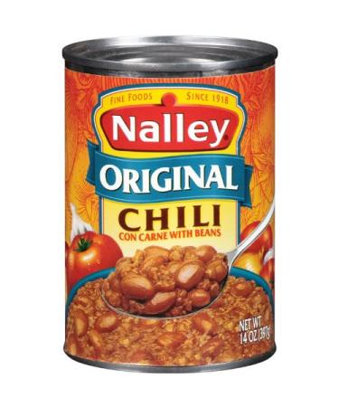 Nalley Original Chili Con Carne with Beans, 14-Ounce Cans (Pack of 8) 14 Ounce (Pack of 8)