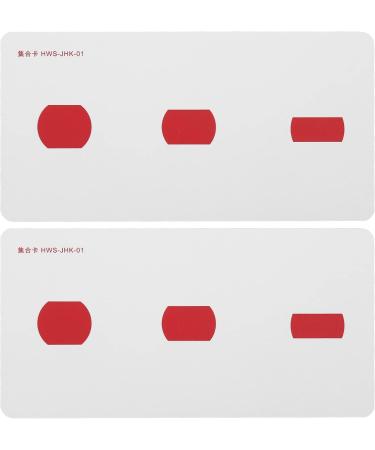Shanrya Amblyopia Training Cards - Dirt Resistant Red Green Strabismus Cards for Daily Use | International Shipping Available - Buy Online on GoSupps.com