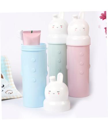 Beavorty 3-Piece Travel Toothbrush Cup Set - Compact Toothbrush Holder & Toothpaste Case for Effortless Travel - Buy Online on GoSupps.com