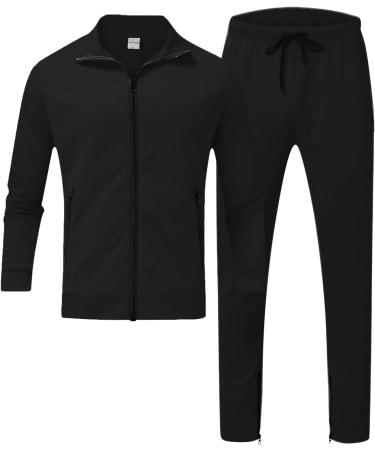 Hanxiulin Men's 3XL Training Suit - Adjustable Jogging Pants & Leisure Sweat Jacket - Perfect for Home & Fitness - Buy Online on GoSupps.com