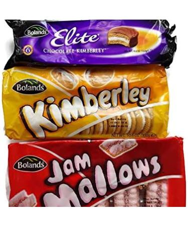  Sweet Things Bolands Irish Kimberley Biscuits Purple Jam Kimberley Chocolate (Pack of 3) - Buy Online on GoSupps.com