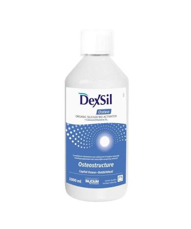 Dexsil Osteo+ - Food Supplement to Maintain Bone Health - Based on Bio-Activated Organic Silicon, Calcium, Vitamin D - Oral Solution - 1000 ml