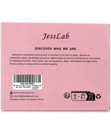 JessLab 20 Pcs Spiral Hair Ties - Traceless Phone Cord Ponytail Holders for Girls & Women - No Crease Spiral Bracelet Hair Accessory - Amber Color - Buy Online on GoSupps.com