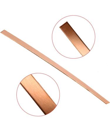 Jonoisax Pure Copper Flat Bar 2PCS - T2 Cu Rectangular Copper Sheet 2mm Thick 500mm Length 12mm Width | International Shipping - Buy Online on GoSupps.com